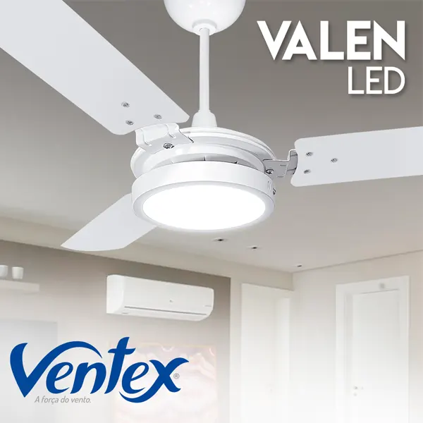 VENTILADOR DE TETO VALEN LED